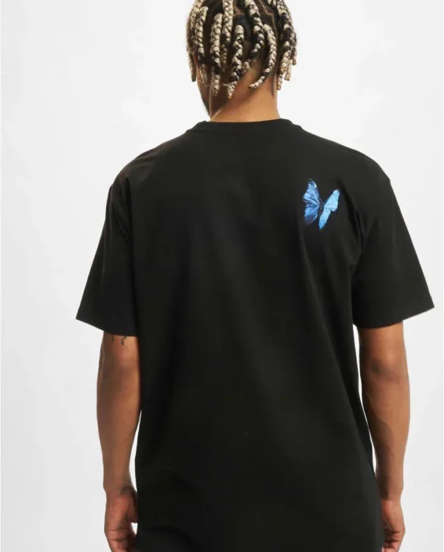 Upscale Studios Le Papillon Oversize Tee Black MT1899 - Rap Merch