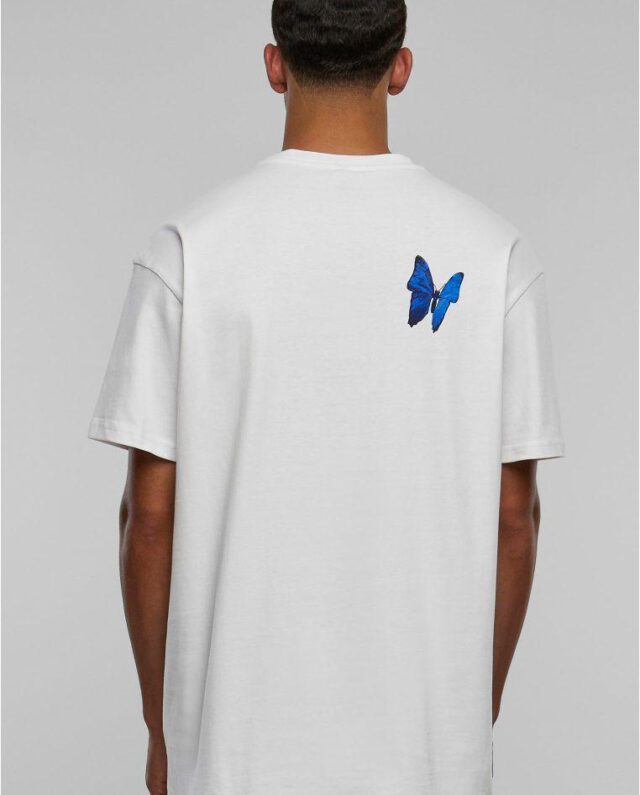 Upscale Studios Le Papillon Oversize Tee White MT1899 - Upscale Studios