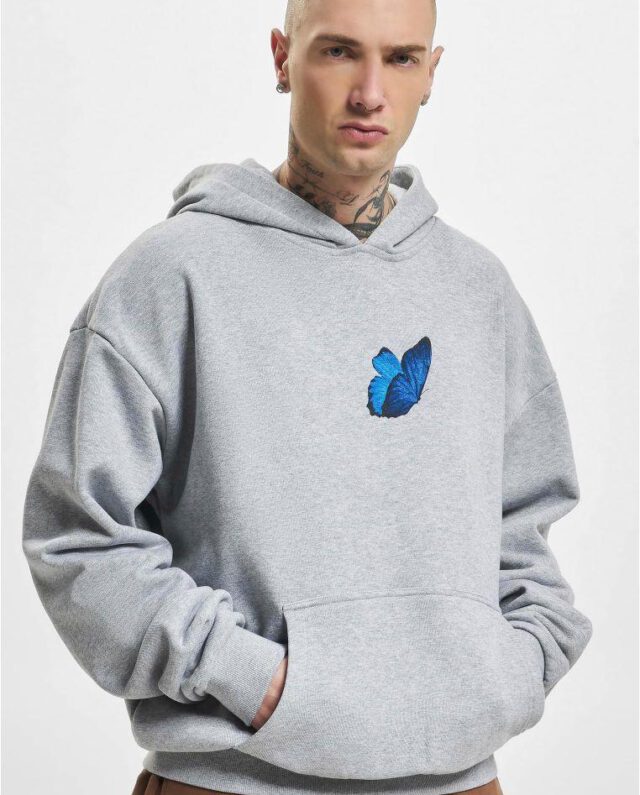 Upscale Studios Le Papillon Heavy Oversize Hoody Grey Article MT1919