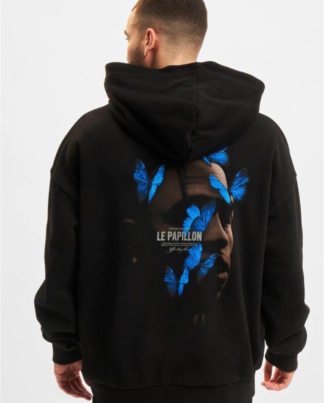 Upscale Studios Le Papillon Heavy Oversize Hoody Black Article MT1919 - Upscale Studios