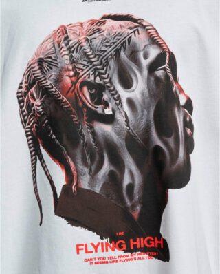Upscale Studio Flying High Oversize Tee White MT1981 - Upscale Studios
