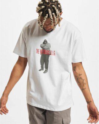Upscale Studios Biggie Smalls Concrete Oversize Tee White MT2107