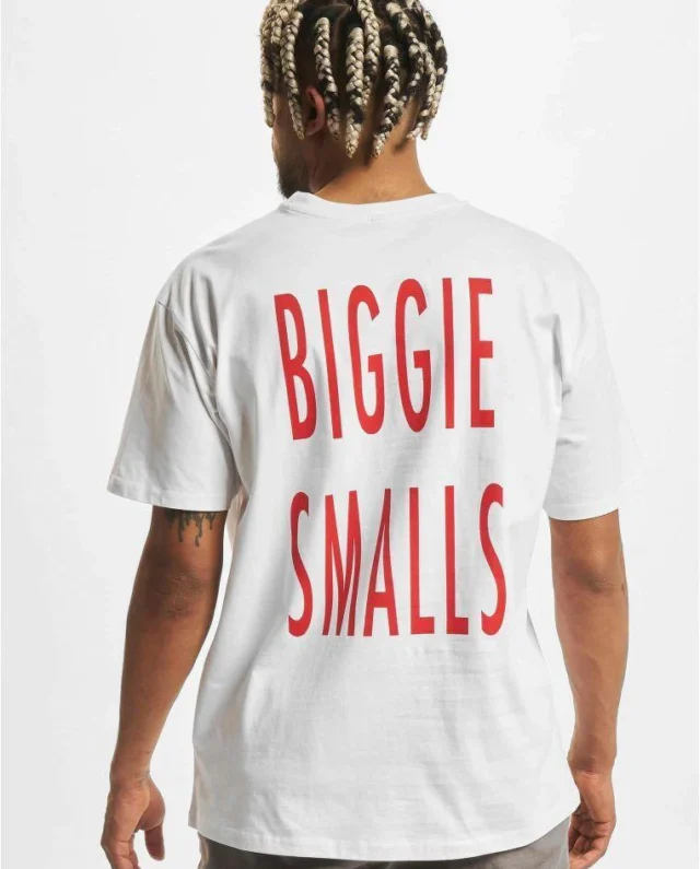 Upscale Studios Biggie Smalls Concrete Oversize Tee White MT2107 - Notorius Big