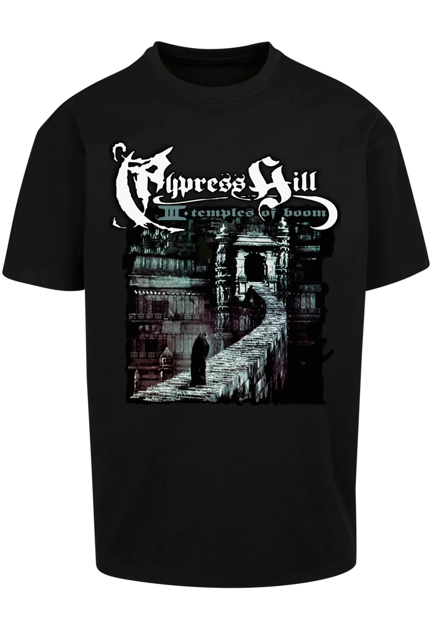 Upscale Studio Cypress Hill Temples of Boom Oversize Tee Black MT2410 - Image 3
