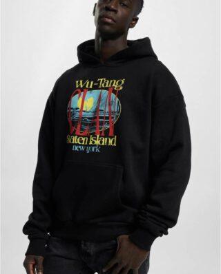 Upscale Studios Wu Tang Staten Island Heavy Oversize Hoodie Black MT2451