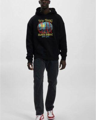 Upscale Studios Wu Tang Staten Island Heavy Oversize Hoodie Black MT2451 - Rap Merch