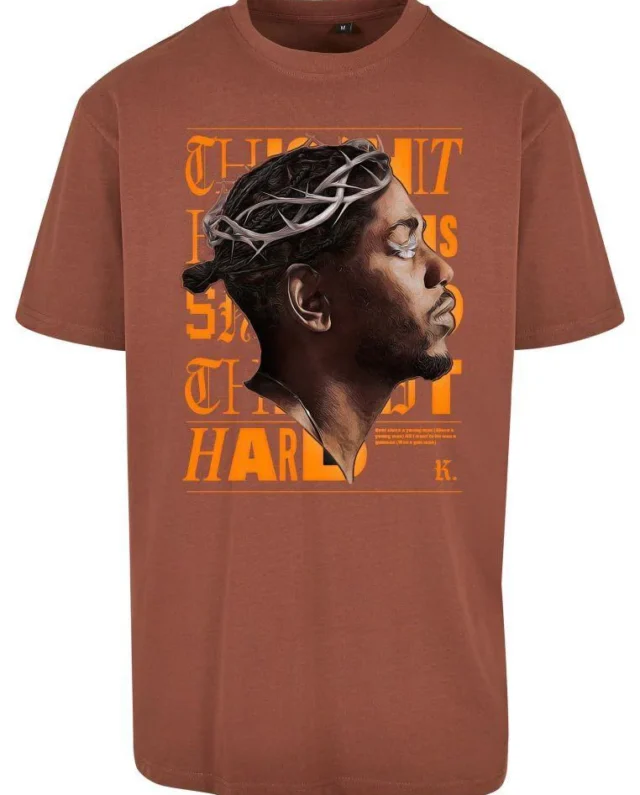 Upscale Studios K-Dot Oversize Tee Bark MT2457