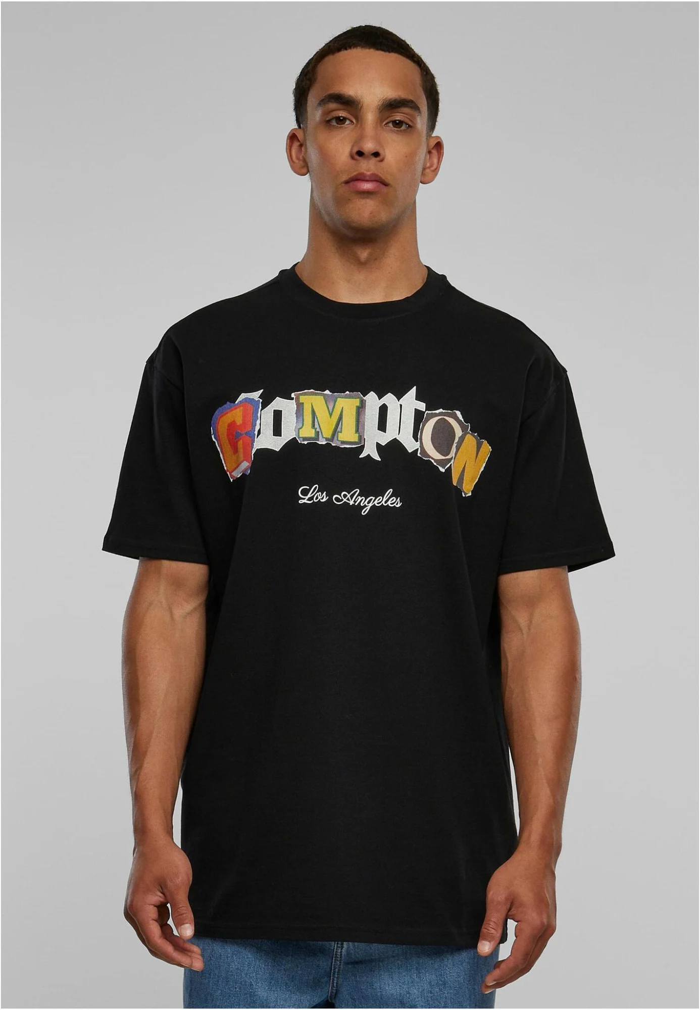 Upscale Studios Compton L.A. Oversize Tee Black MT2459