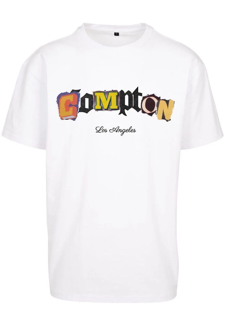 Upscale Studios Compton L.A. Oversize Tee White MT2459 - Image 4