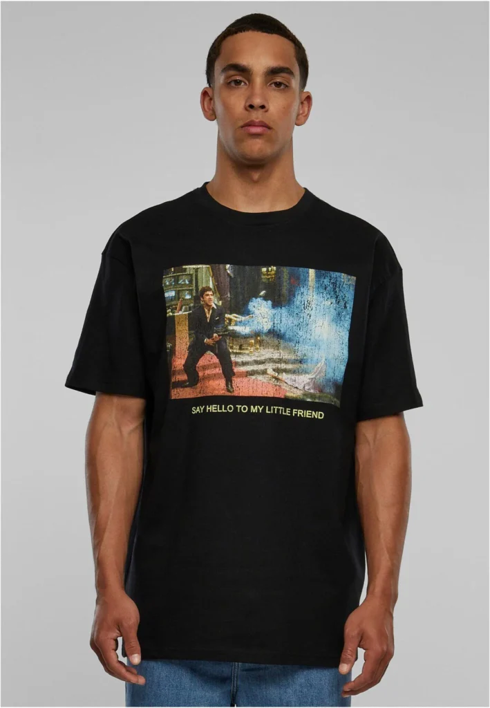 Upscale Studio Scarface Little Friend Oversize Tee Black MT2552