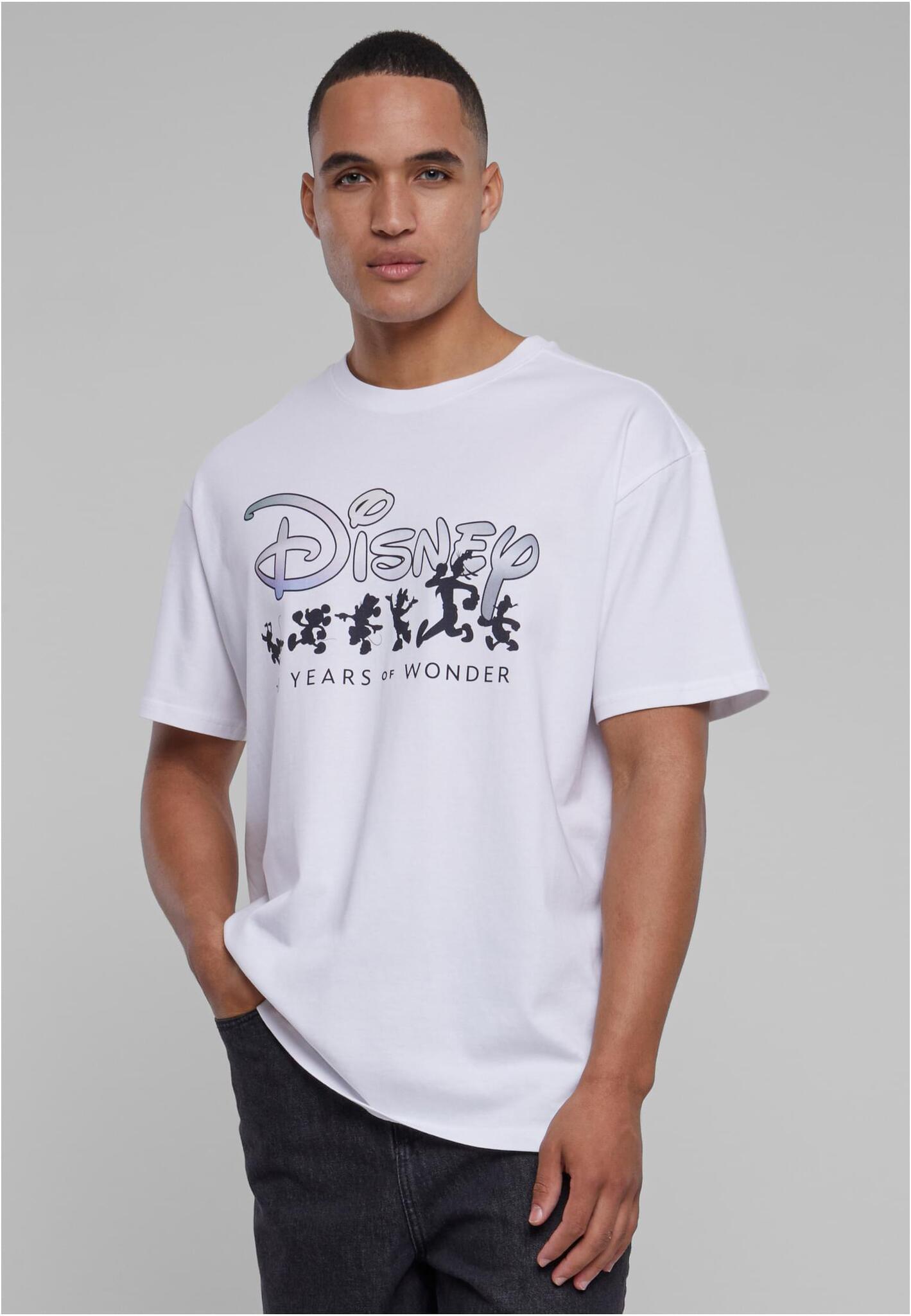 Mister Tee Disney 100 Years of Wonder Logo Oversize Tee White MT2853