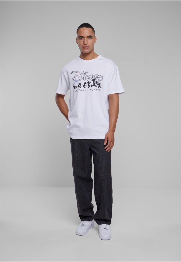 Mister Tee Disney 100 Years of Wonder Logo Oversize Tee White MT2853 - Image 5