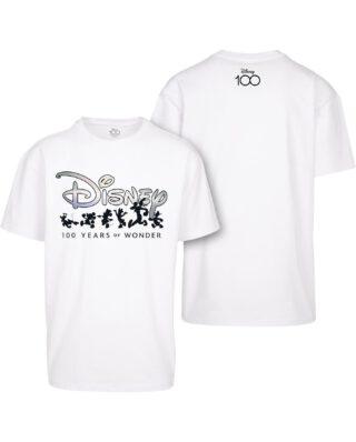 Mister Tee Disney 100 Years of Wonder Logo Oversize Tee White MT2853 - Mr.Tee