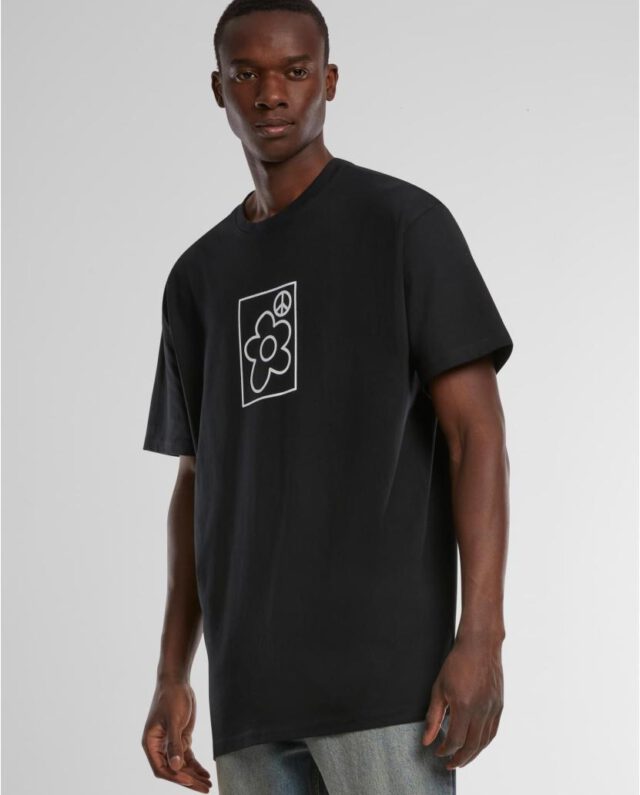 Upscale Studios Peace&Love Heavy Oversize Tee Black MT3188