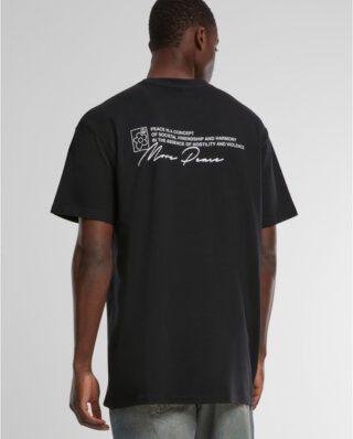 MT3188_Mw2-00007 Upscale Studios Peace&Love Heavy Oversize Tee Black MT3188 - Upscale Studios