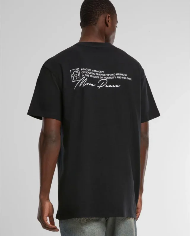 Upscale Studios Peace&Love Heavy Oversize Tee Black MT3188 - Upscale Studios