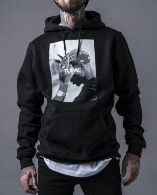 MISTER TEE 2 PAC F*CK THE WORLD HOODIE MT338 BLACK - 2pac
