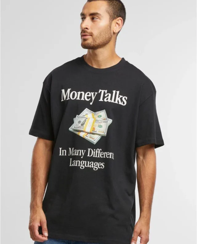 Upscale Studios Money Talks Oversize Tee Black MT3457