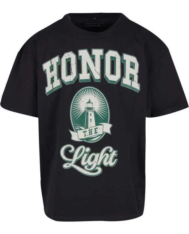 Mister Tee Honor The Light Oversize Tee Black MT3858 - Mr.Tee