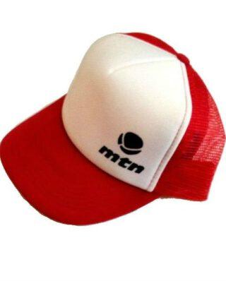 MTN TRUCKER CAP RED WHITE