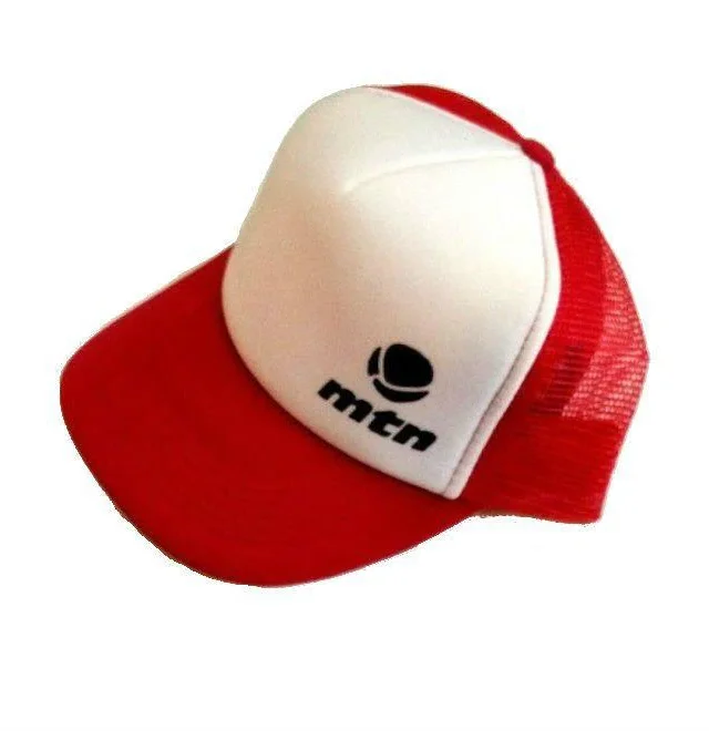 MTN TRUCKER CAP RED WHITE