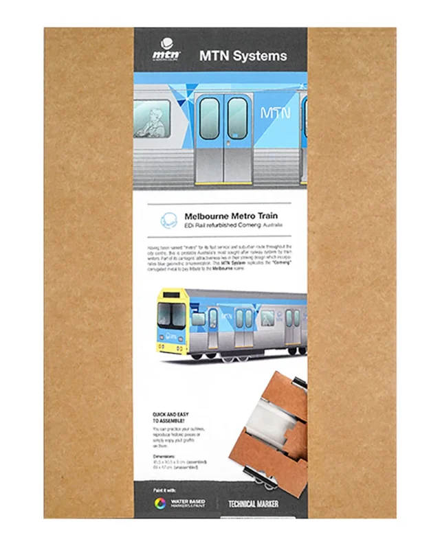 MTN Systems Melbourne Metro Train 43 cm x 10 cm x 9 cm - MTN