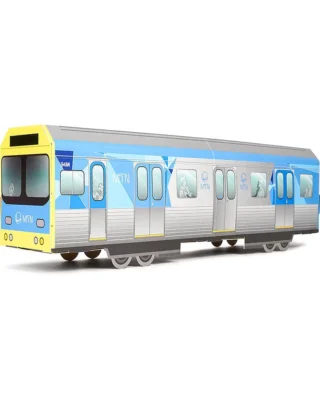 MTN Systems Melbourne Metro Train 43 cm x 10 cm x 9 cm - MTN
