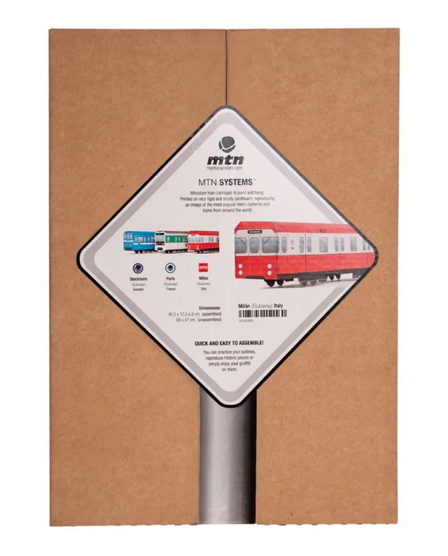 MTN Systems Milano Metro Train 43 cm x 10 cm x 9 cm - MTN