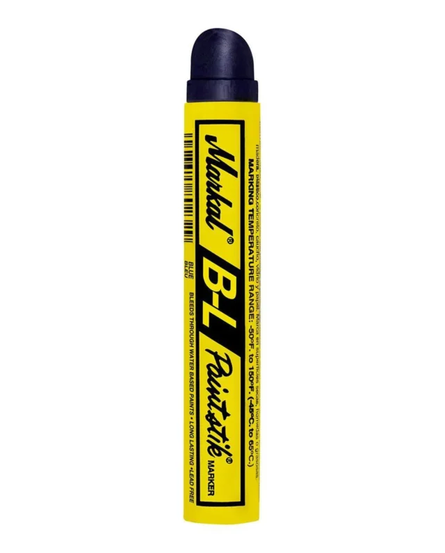 MARKAL PAINTSTIK BL + BLEEDS THRU OIL BASED PAINT SOLID PAINT MARKER
