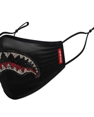SPRAYGROUND ADULT TRINITY SHARK FORM FITTING FACE MASK - SPRAYGROUND