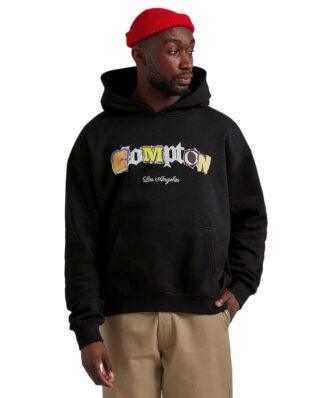 Upscale Studios Compton L.A. Heavy Oversize Hoody Black MT2460