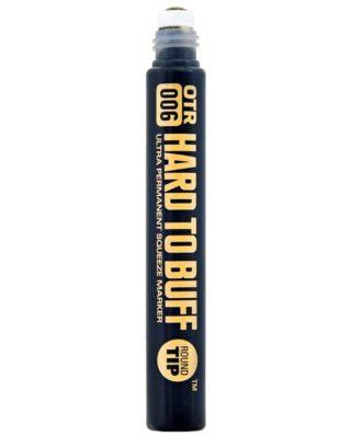 ON THE RUN OTR.006 HARD TO BUFF SQUEEZE MARKER 30ML 5MM ROUND TIP BLACK