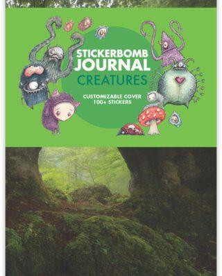 URBAN MEDIA STICKER BOMB CREATURES STICKER BOOK BU11015