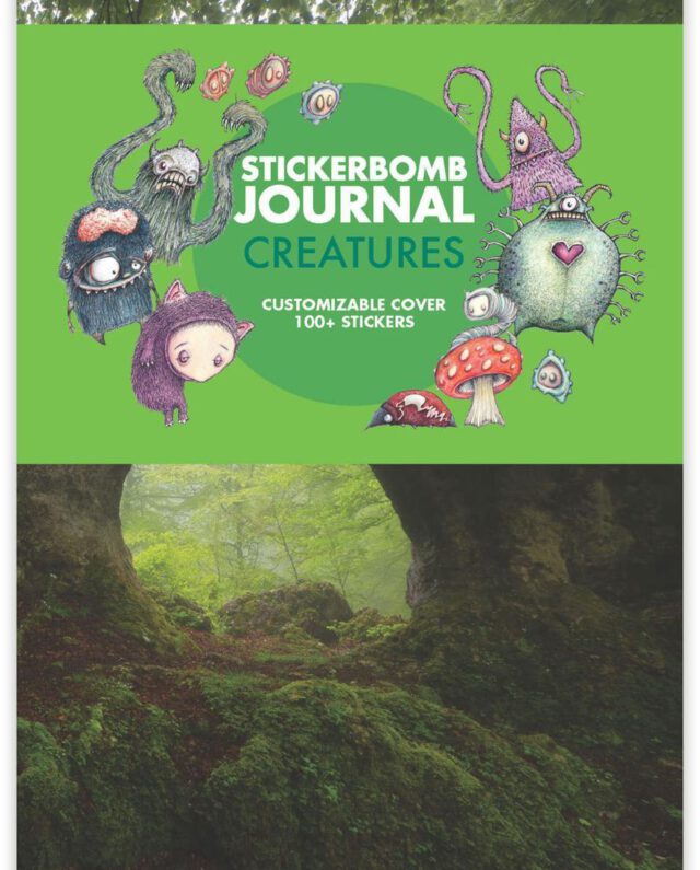 URBAN MEDIA STICKER BOMB CREATURES STICKER BOOK BU11015