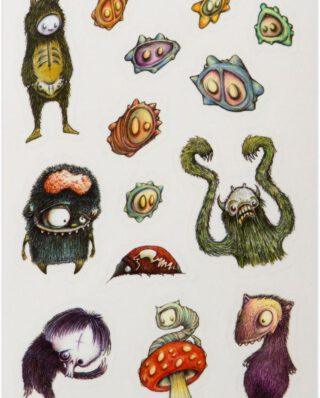 URBAN MEDIA STICKER BOMB CREATURES STICKER BOOK BU11015 - 1Up
