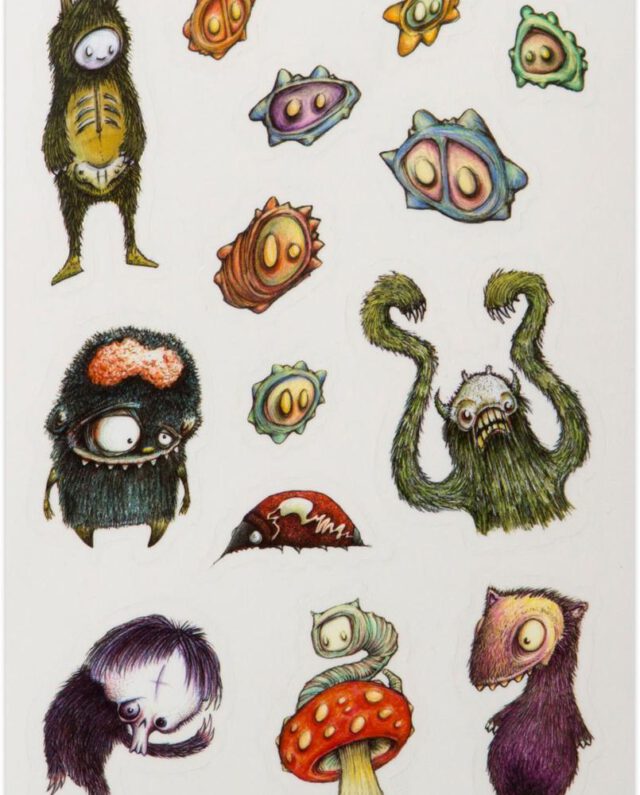 P.BU11015-z1 URBAN MEDIA STICKER BOMB CREATURES STICKER BOOK BU11015 - 1Up