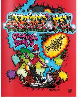 URBAN MEDIA GRAFFITI COLORING BOOK #3 COLOURING BOOK