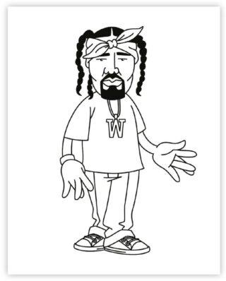 URBAN MEDIA HIP HOP COLORING BOOK – WEST COAST EDITION - publikat