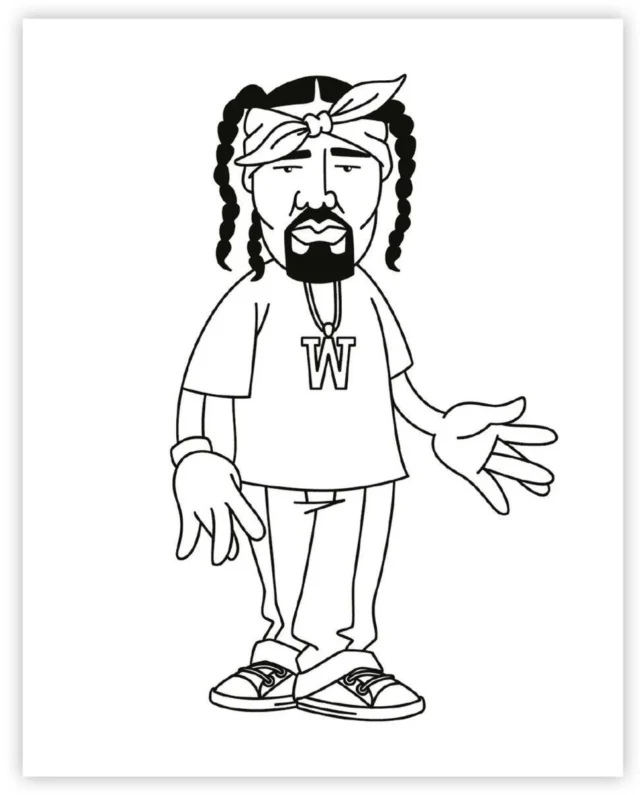 URBAN MEDIA HIP HOP COLORING BOOK – WEST COAST EDITION - publikat