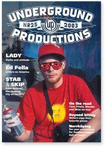 UNDERGROUND PRODUCTIONS #25 URBAN MEDIA MAGAZINE