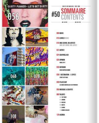 URBAN MEDIA GRAFFITI ART #50 FRANCE MAGAZINE - publikat