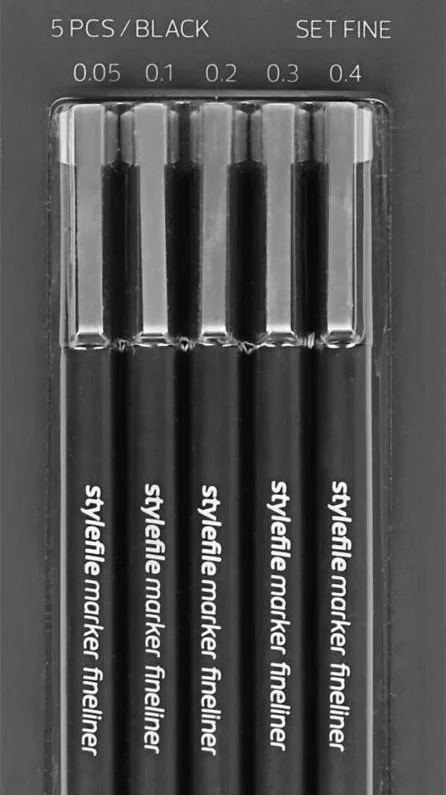 STYLEFILE MARKER FINELINER FINELINER FINE BLACK - Stylefile