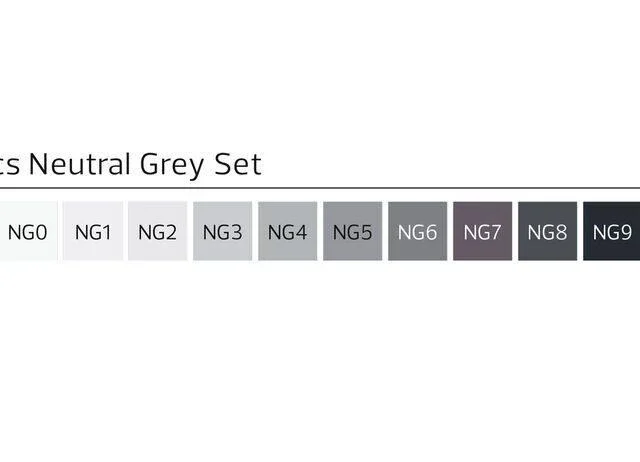 STYLEFILE MARKER 12 PCS SET SFS12NG NEUTRAL GREY - Stylefile