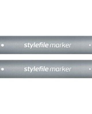 STYLEFILE MARKER ALLROUND 12 PCS SET NEUTRAL GREY - Stylefile