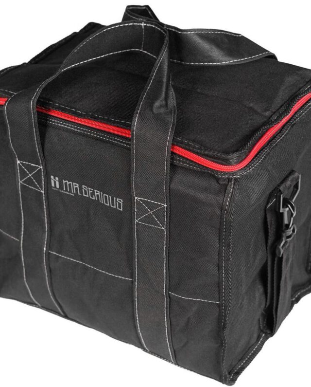 MR. SERIOUS DISTRICT 12 X CAN BAG BLACK 31×26,5x22cm, 19 litre - Mr. Serious