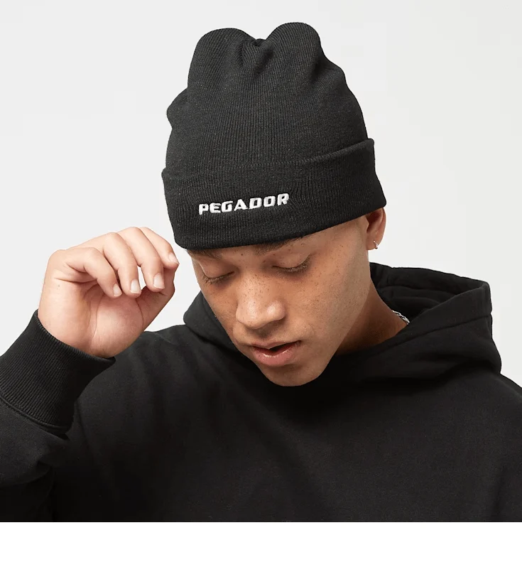 PEGADOR LOGO BEANIE BLACK 1641-001/004 - Image 2