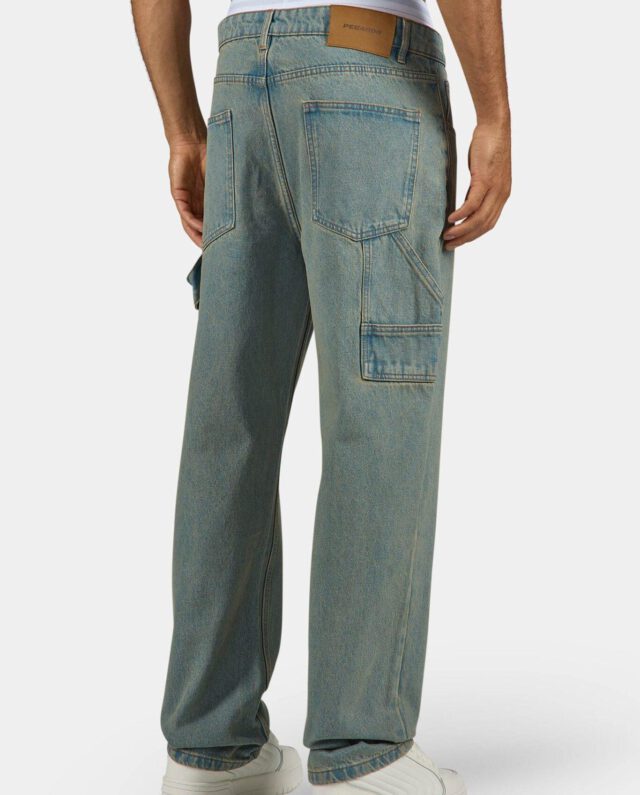 PEGADOR DRATO BAGGY WORKWEAR JEANS WASHED VINTAGE BLUE 4400-230-M-GR - PEGADOR