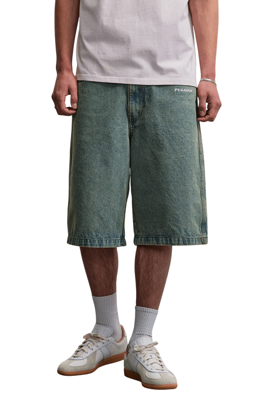 PEGADOR KOLAR JORTS WASHED VINTAGE BLUE PGDR-4901-230