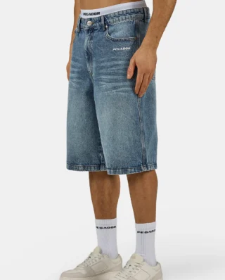 PEGADOR KOLAR JORTS SPRAYED WASHED BLUE PGDR-4901-633