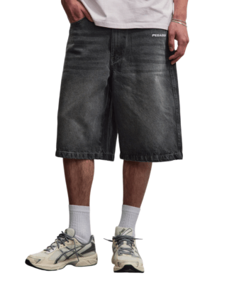 PEGADOR KOLAR JORTS SPRAY DYE WASHED GREY PGDR-4901-699 - PEGADOR